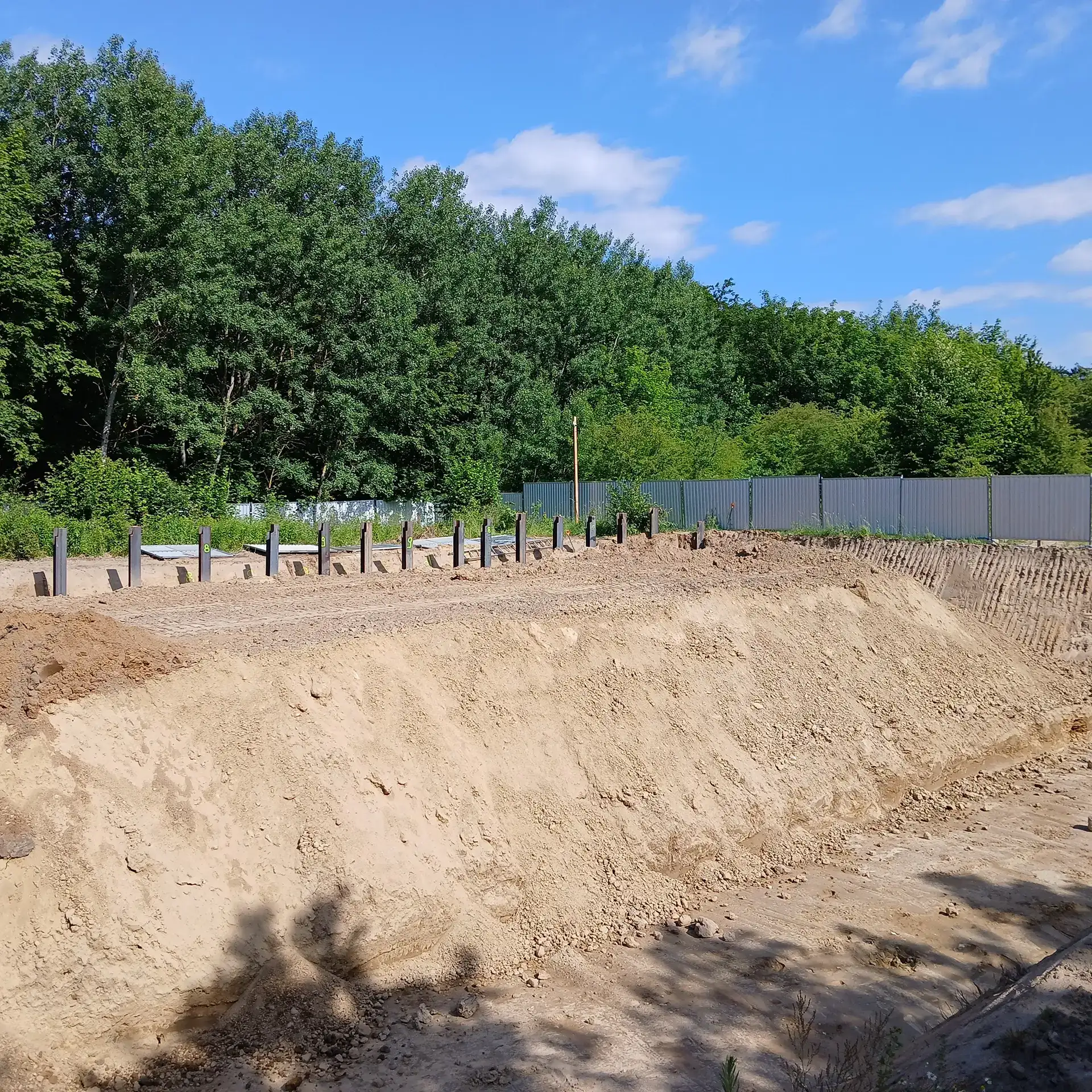 Postęp pracy Oxygen Park, Gdańsk, Czerwiec 2024