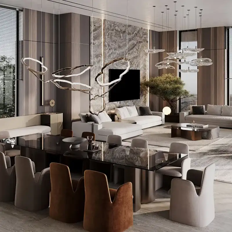 Luksusowe wnętrze apartamentu