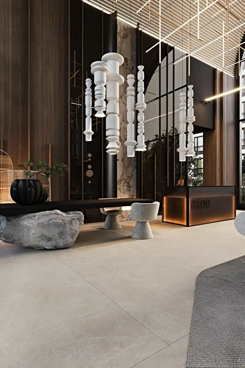 Klatki schodowe w inwestycji Chłodna 35, Warszawa Wola