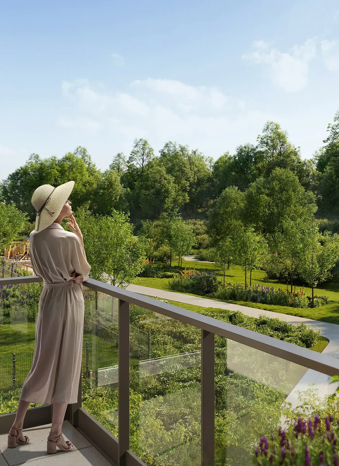 Areas rich in greenery