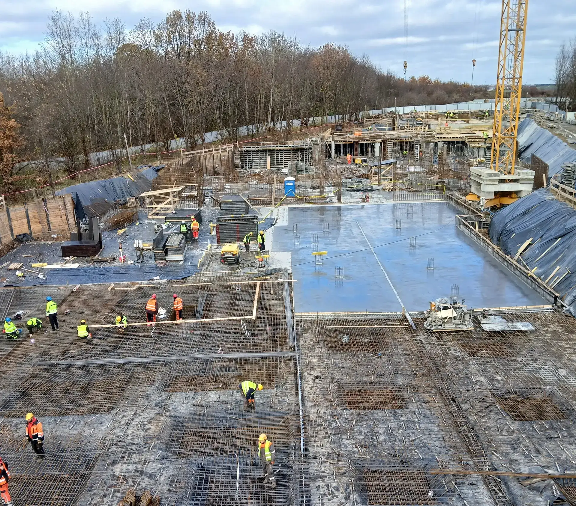 Postęp pracy Oxygen Park, Gdańsk, listopad 2024