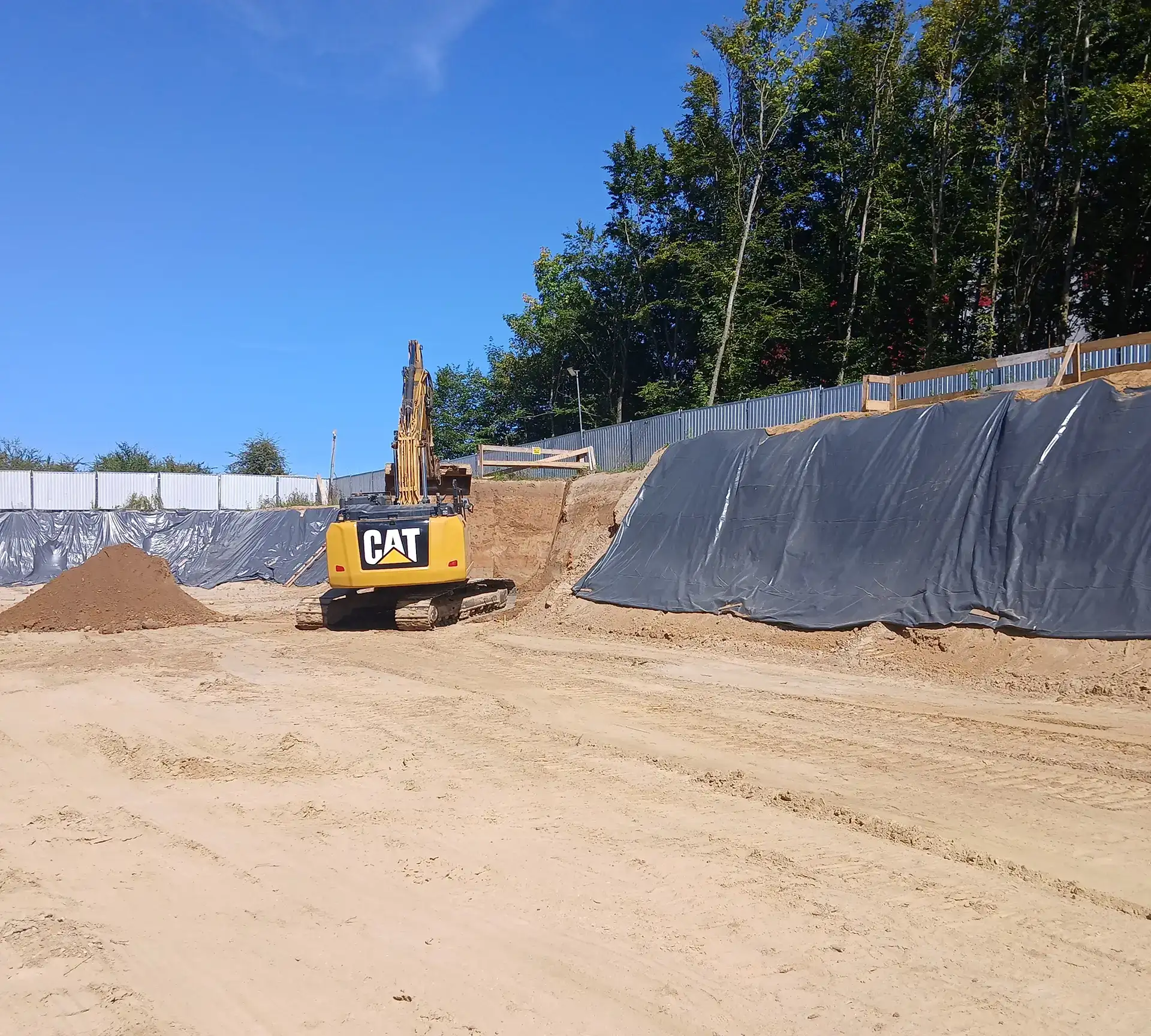 Postęp pracy Oxygen Park, Gdansk, sierpień 2024